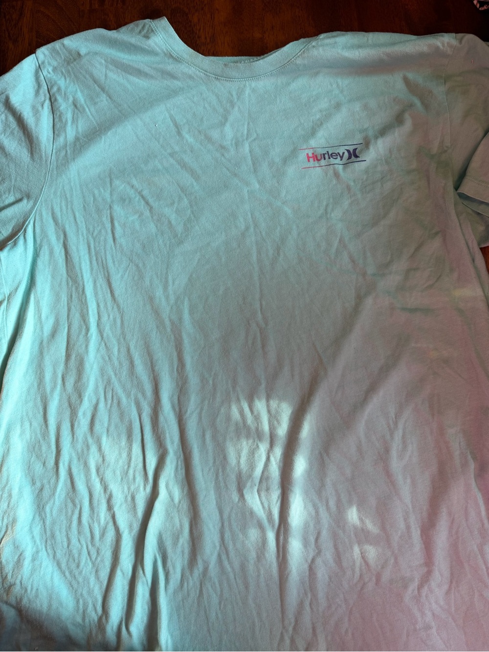 Hurley Men’s Light Mint Short-Sleeve Logo Tee